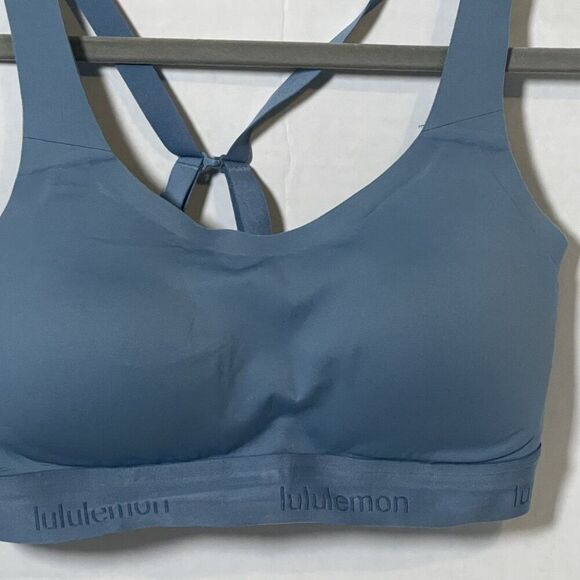 Lululemon Fine Form Bra Utility Blue UTYB - Size 32C - Picture 2 of 10